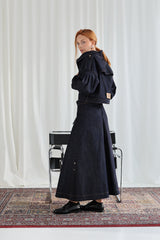 3 in 1 Detachable Denim Trench Coat - Limited Edition