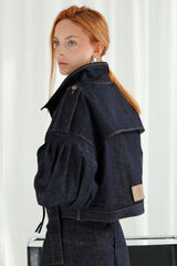 3 in 1 Detachable Denim Trench Coat - Limited Edition