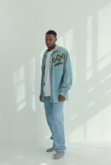 Men's Denim Long Sleeve Shirt