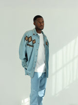 Men's Denim Long Sleeve Shirt