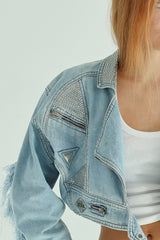 80's Short Studded Jacket - Unique Piece