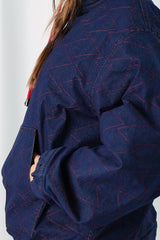 Denim Sweatshirt with Embroidery - Limited Edition