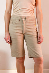 bermudas vaqueras marrones para mujer