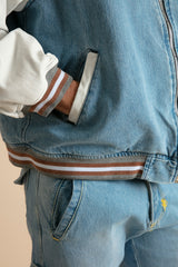 Combined Denim Bomber for men - Limited Edition