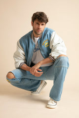 Combined Denim Bomber for men - Limited Edition