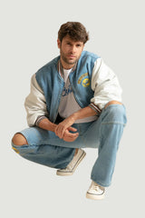 Bomber Vaquera Combinada para hombre - Edición Limitada