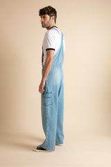 Unisex Blue Denim Overalls