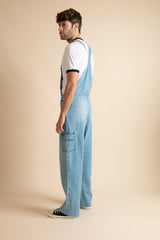 Blue Denim Dungarees for men