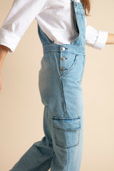 Unisex Blue Denim Overalls