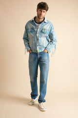 Chaqueta vaquera para hombre customizada