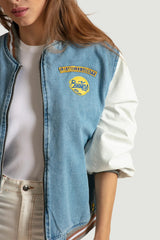 Bomber Vaquera Combinada - Edició Limitada