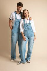 Blue Denim Overalls for women