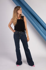 Vaqueros mujer navy