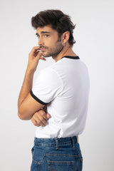 Camiseta de Algodón Orgánico Blanca para Hombre