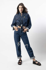 Pantalones vaqueros para mujer rotos