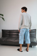Bermuda Vaquera Cargo Hombre