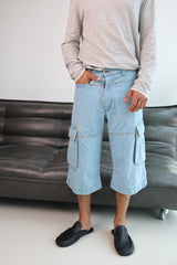 Bermuda Vaquera Cargo Hombre