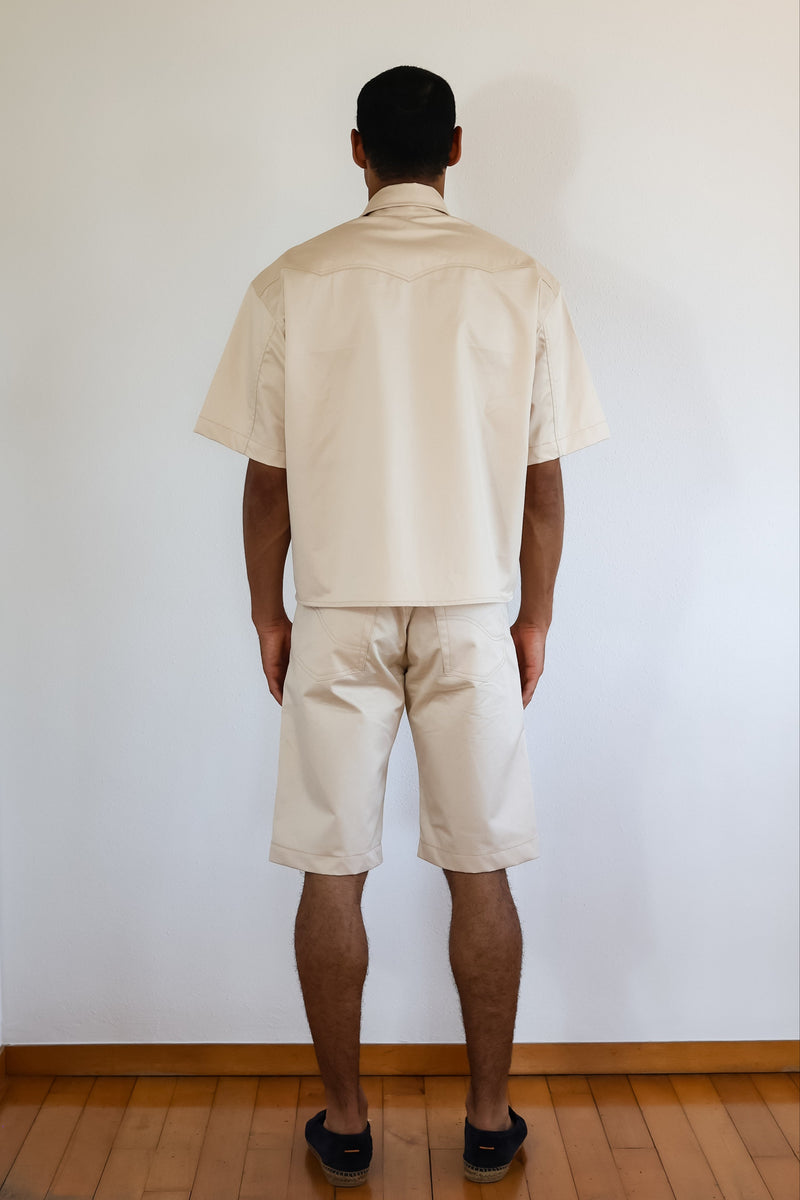 Bermuda Vaquera Beige