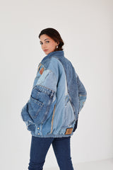 Upcycling Denim Bomber - Limited Edition