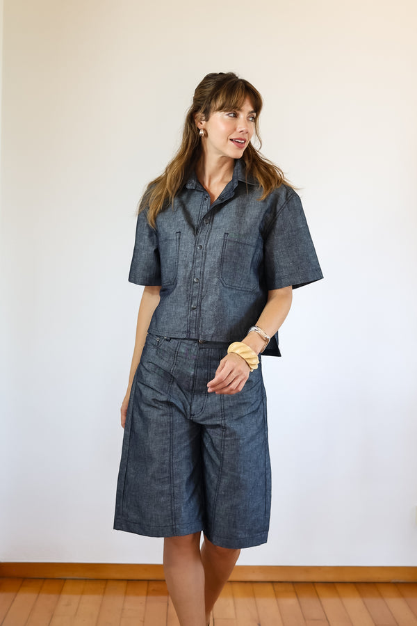 Bermuda Denim Costuras