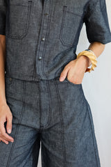 Bermuda Denim Costuras