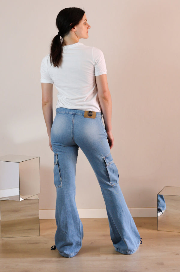 Pantalones Vaqueros Cargo para Mujer