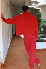 Pantalones Vaqueros Cigarrillo 90's Red
