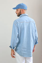 Men's Denim Long Sleeve Shirt