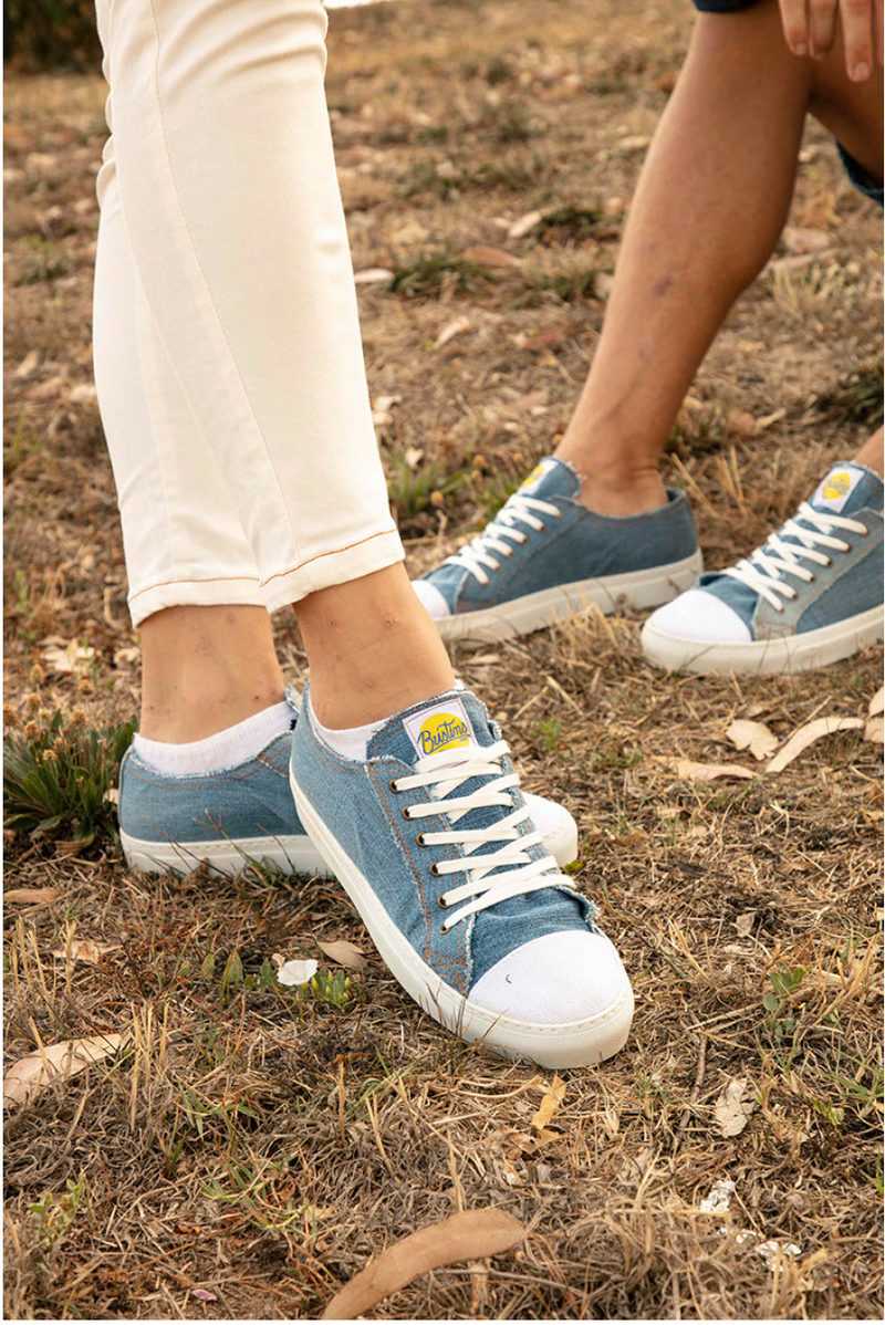 Upcycling Denim Sneakers