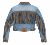 Chaqueta con Flecos de piel para Mujer - Edición Limitada