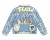 Hand Painted Denim Jacket for men - Limited Edition