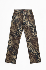 Jeans Rectos Estampados- Pieza única