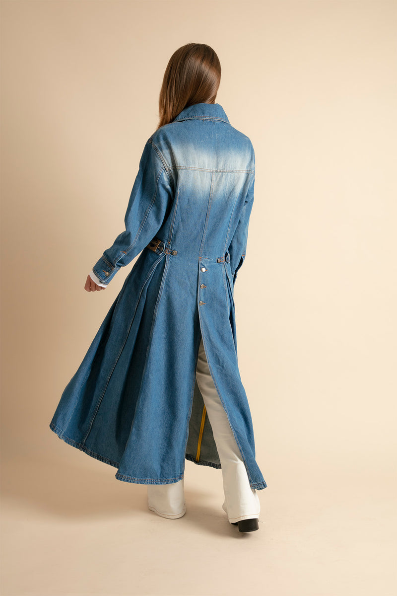 Women's denim trench coat - Limited Edition