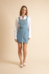 Denim skirt dungarees